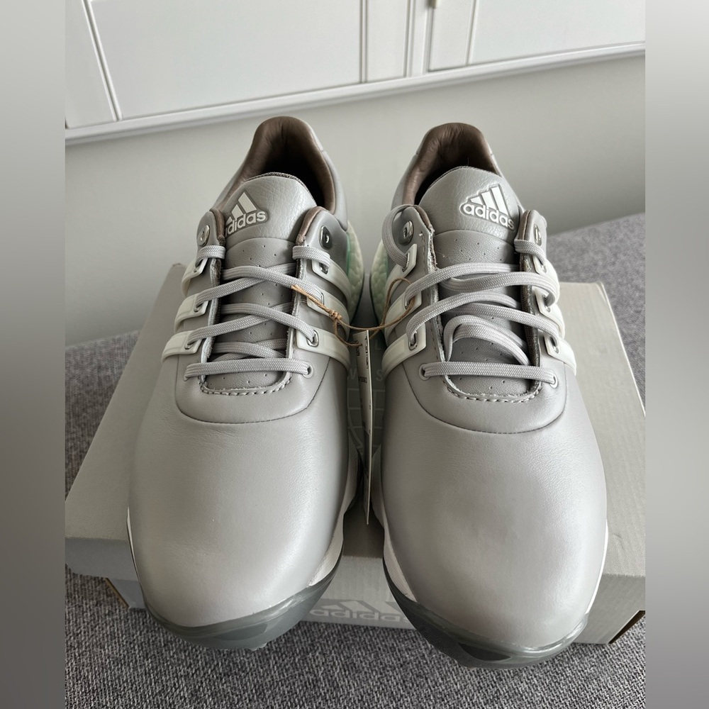 ADIDAS W TOUR360 22 Women’s Gray & Green Golf Shoe Size 7 1/2 - Picture 4 of 8